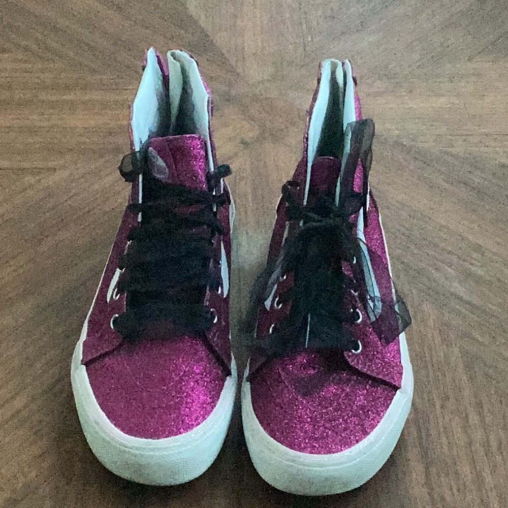 Glitter Vans High tops